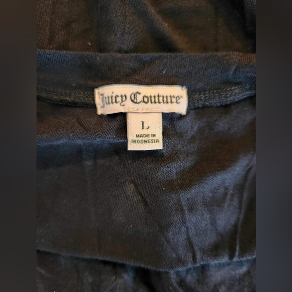Juicy Couture Women's House of Juicy Black Tee Size Large - Picture 5 of 7